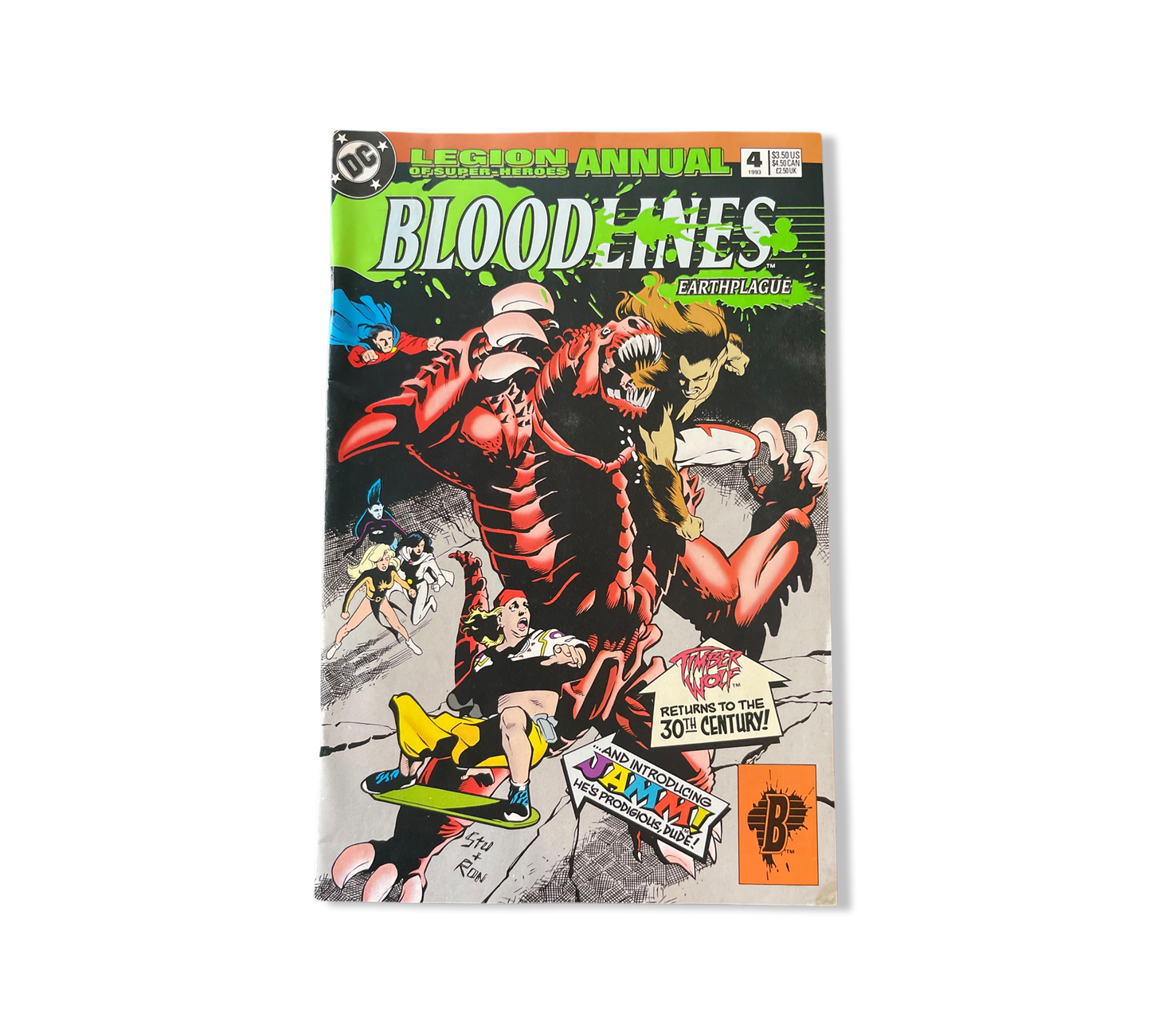 Legion of Superheroes Annual Bloodlines 4